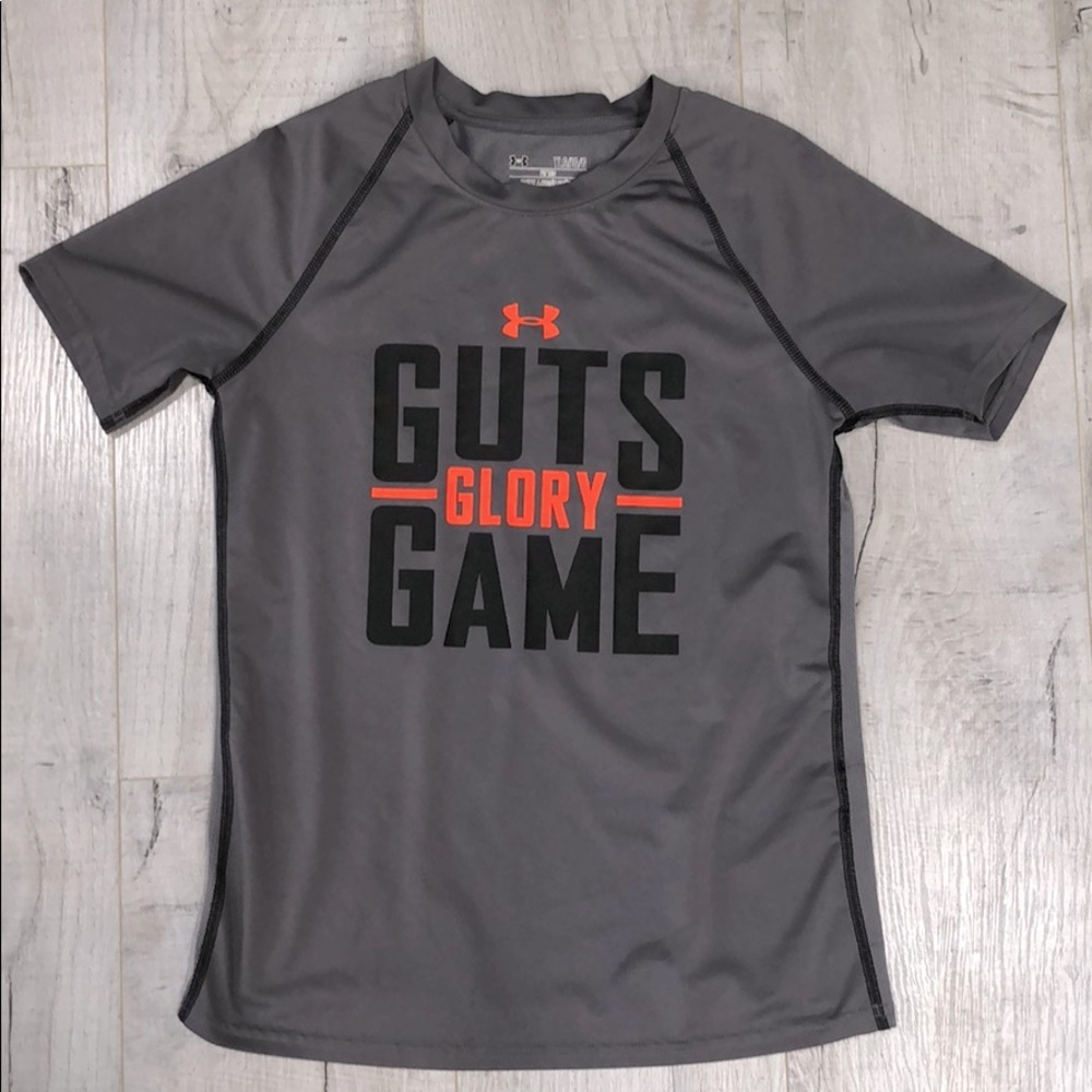Under Armour youth L fitted style athletic shirt